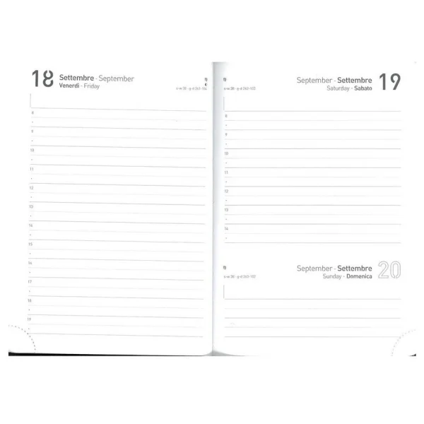 Agenda accademica giornaliera 16 mesi Write 12x17 | InTempo