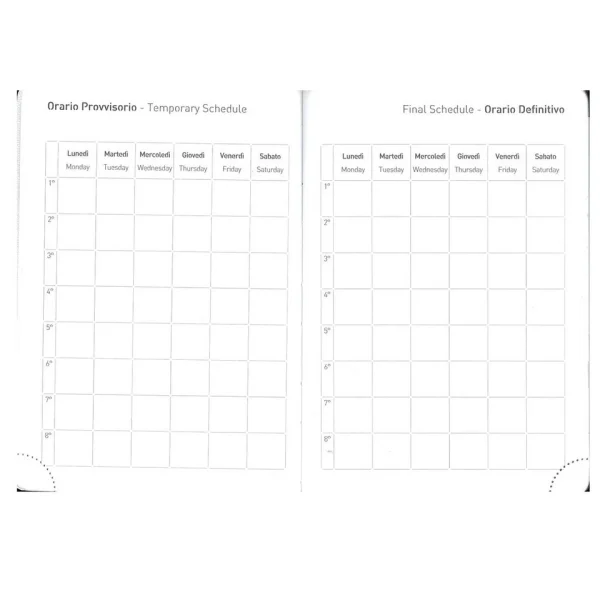 Agenda accademica giornaliera 16 mesi Write 12x17 | InTempo