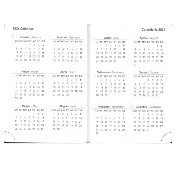 Agenda accademica giornaliera 16 mesi Write 12x17 | InTempo