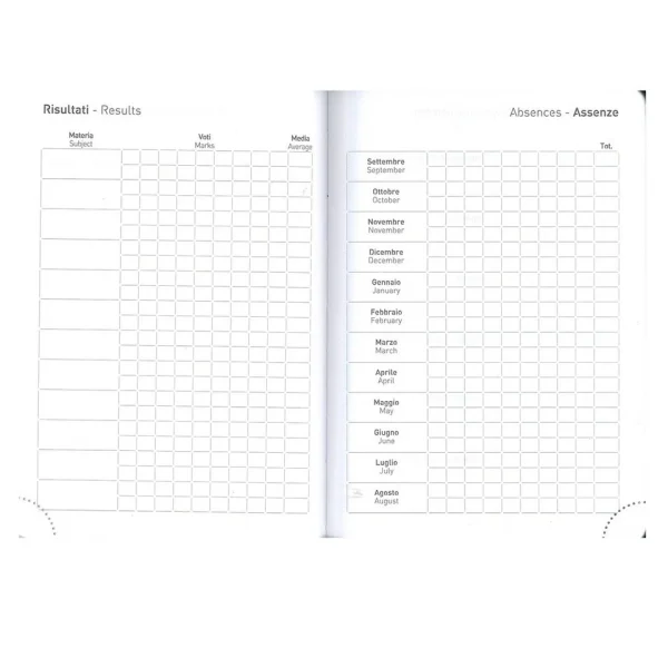 Agenda accademica giornaliera 16 mesi Write 12x17 | InTempo