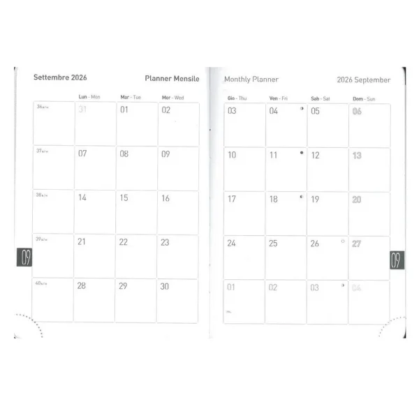 Agenda accademica giornaliera 16 mesi Write 12x17 | InTempo
